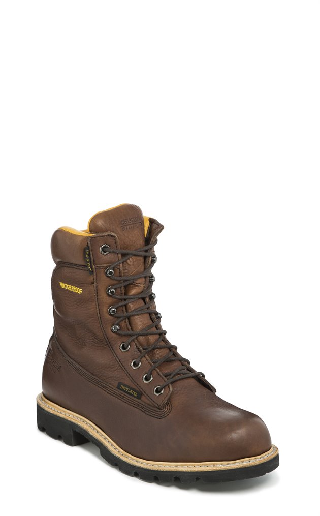 Chippewa Boots Drammen 8 in Brown Chippewa Boots Mens Work